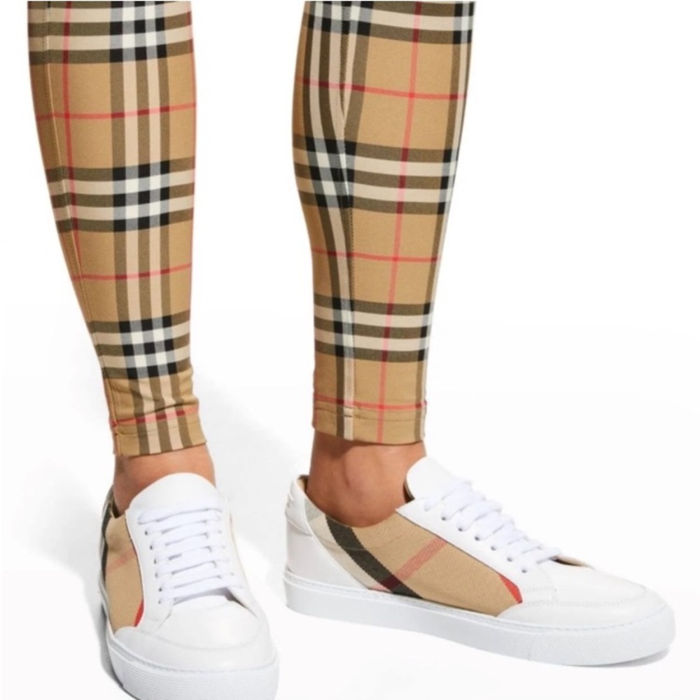 Burberry Salmond Nova Check Sneakers Sz 41 - Picture 2 of 9